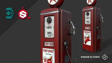 Modeling & Texturing a Vintage Gas Pump - Part3 [Modeling]