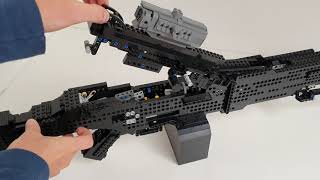 Lego Blowback Machine Gun Mechanism Tutorial