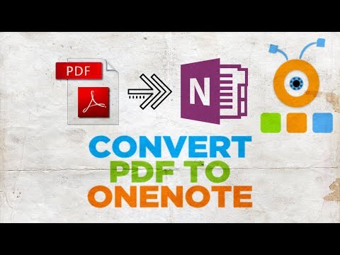 Video: Hur konverterar jag filer till OneNote?