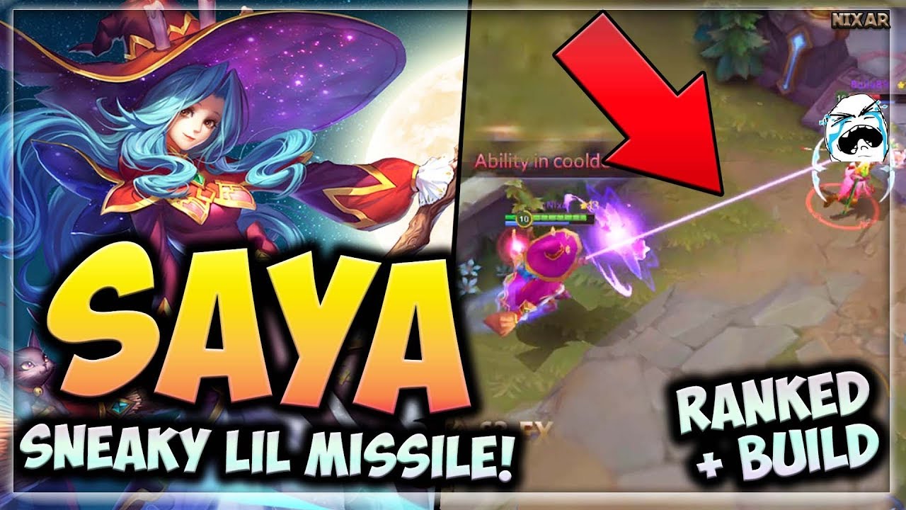 HEROES EVOLVED - SAYA NEW SKIN | BUILD | GAMEPLAY | RANKED (REWORK)