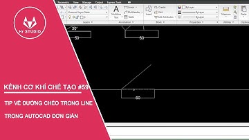 Tip vẽ đường chéo lệch góc 30 Độ trong Autocad