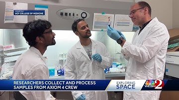 UCF scientists process Axiom-4 astronaut health samples for space medicine research