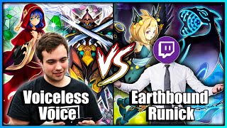 Joshua Schmidt (Voiceless Voice) vs Twitch Chat (Earthbound Runick) | Full Remote Match #3