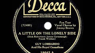 1945 HITS ARCHIVE A Little On The Lonely Side Guy Lombardo Jimmy Brown vocal