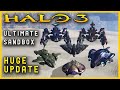 Halo 3 PC - The BIGGEST Sandbox Mod Update! (SCARAB, SERAPH, LONGSWORD)