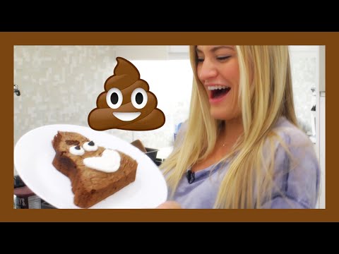 How To Make A Poop Emoji Brownie Ijustine Cooking-11-08-2015