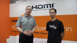 Asus with HDMI LA at Computex 2024, AI-Powered Gaming @charbax