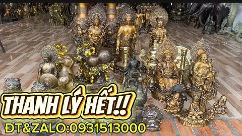 Bộ Tam Thánh Phật Bằng Đồng _ Lân đồng cổ _ Heo đồng #độclạcầnthơ #doco 