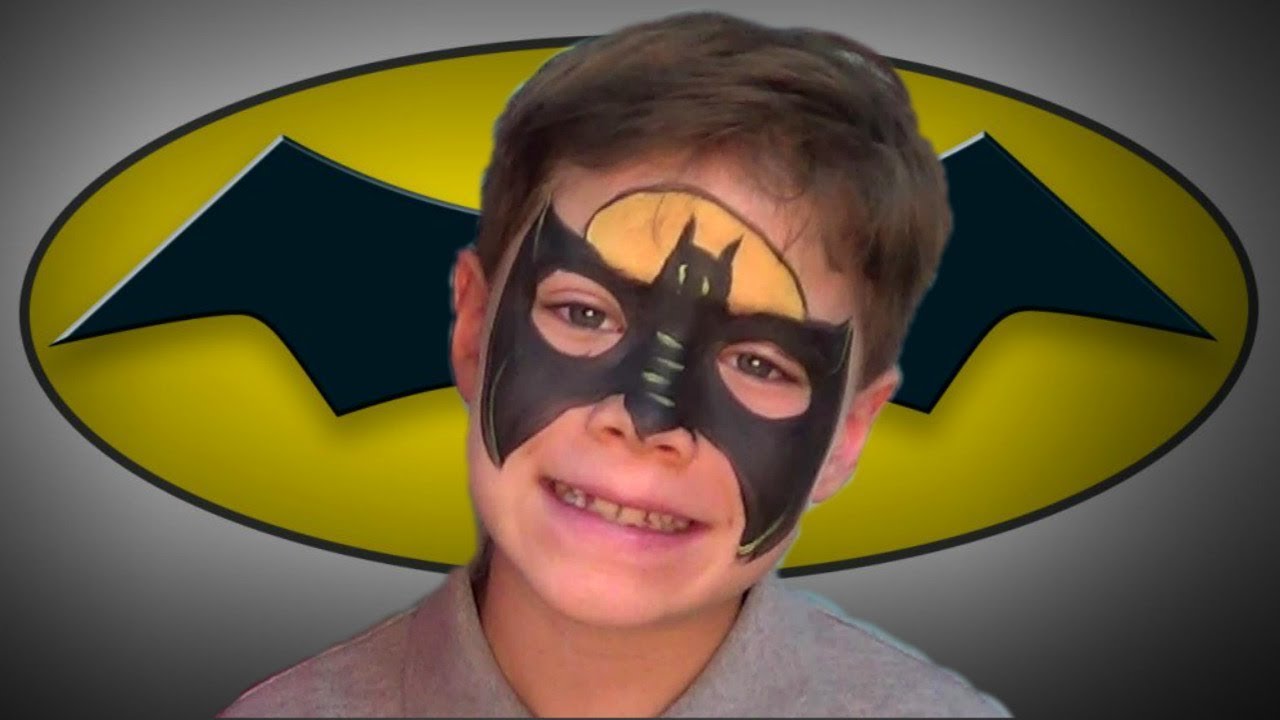 tutorial Pinta Caritas facil. Batman. - YouTube