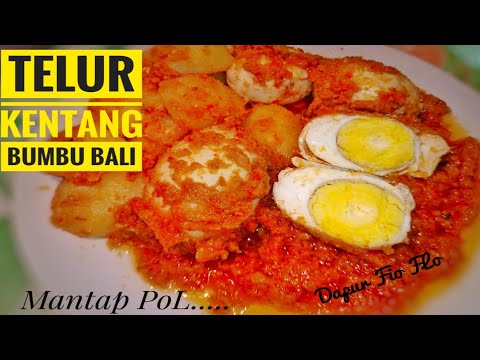 Bumbu Bali Telur Tahu Kentang