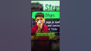 Write your goals in notebooks 💪🔥#prashantkirad #exphub #motivation #goal #inspiration #aim