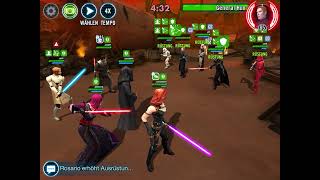 SWGOH: Starkiller vs SLKR in GAC