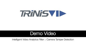 IVA - TrinisVid - Trinisus - Camera Tamper Detection - Defocus