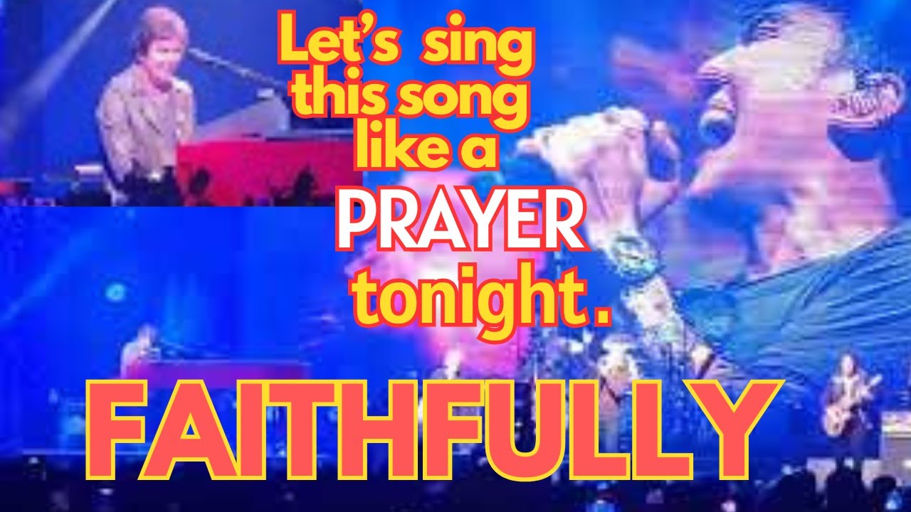 Faithfully - Journey  live at Rogers Place , Edmonton, Alberta, Canada/ Freedom Tour 2024