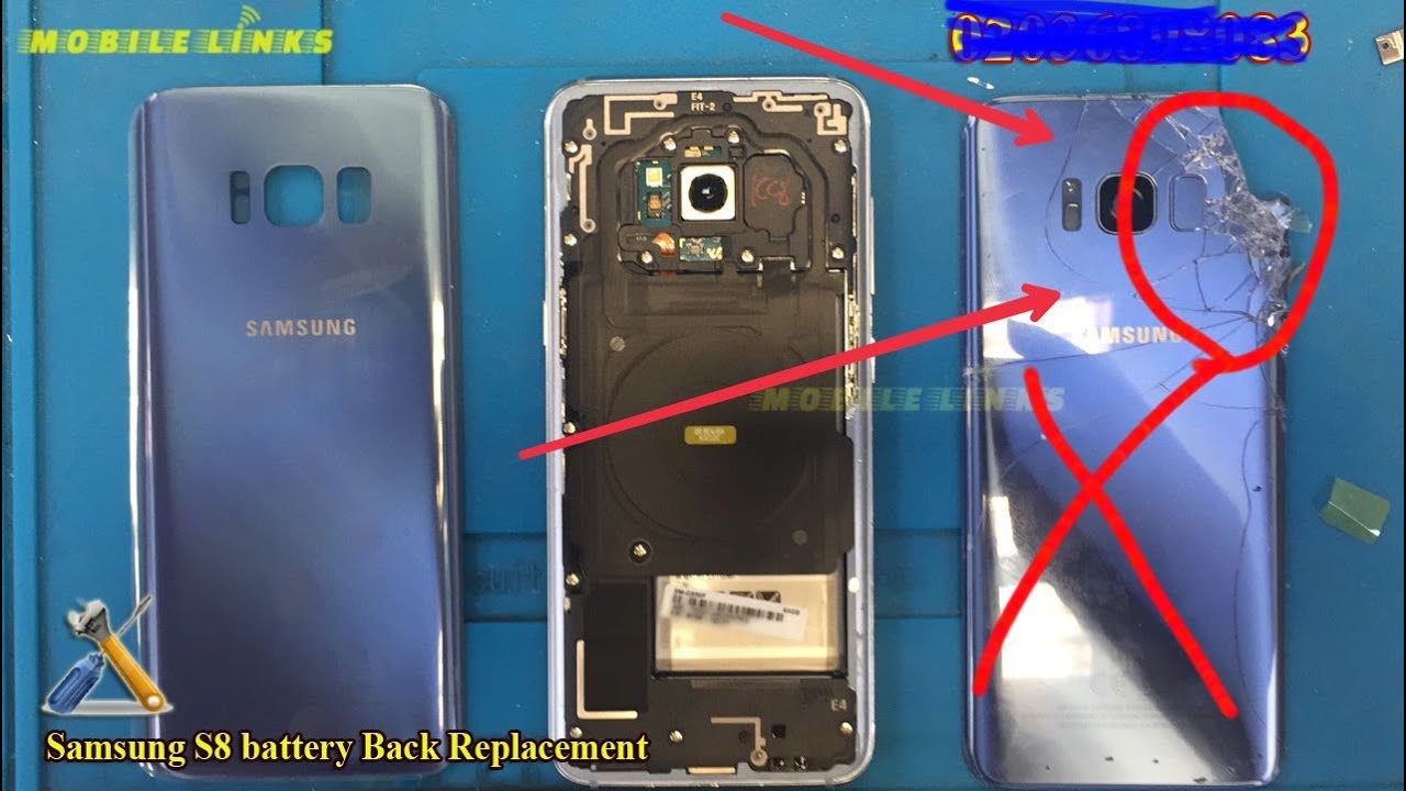 how to samsung galaxy s8 back glass battery change#technical bangla 25 ...