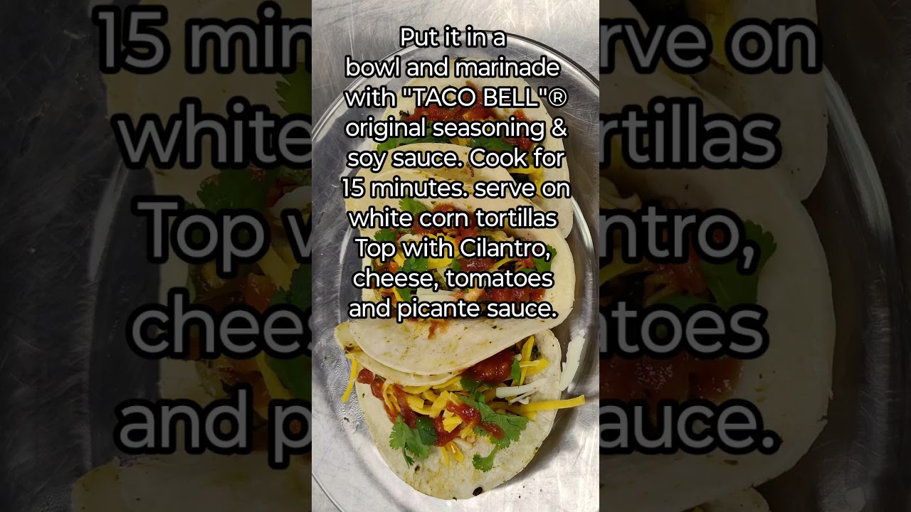 Guiltless Tacos 🌮🌮🌮