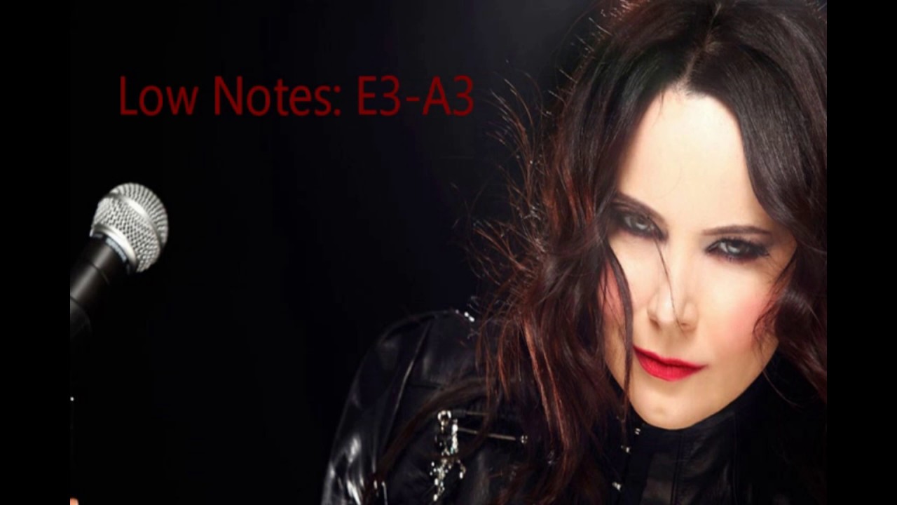 Şebnem Ferah's  Live Vocal Range (E3 - Bb5)