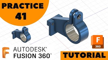 Fusion 360 Practice 41 | Fusion 360 Tutorial - Fusion 360 Tutorial for Beginners