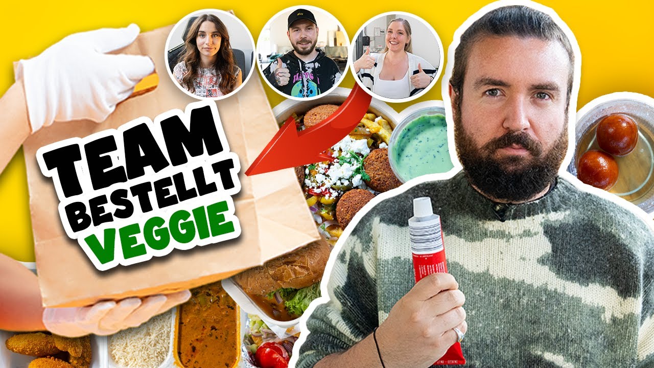 1 TAG  VEGETARISCHE BESTELL BEWERTUNGEN von meinem TEAM RATEN
