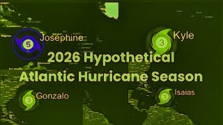 2026 Hypothetical Atlantic Hurricane Season Animation
