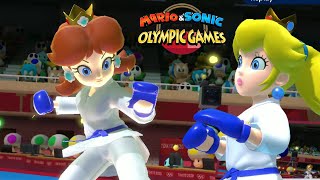 Karate Gameplay Mario & Sonic At The Olympic Games Tokyo 2020 Peach & Daisy Vs CPU Hard Gameplay