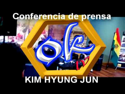 CONFERENCIA DE PRENSA KIM HYUNG JUN LA PAZ BOLIVIA