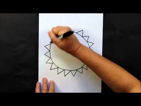 How to Draw a Cartoon Sun Step by Step Easy Drawing Tutorial for Kids