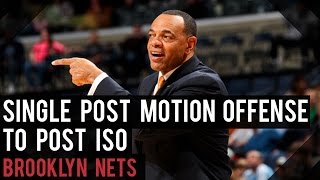 Brooklyn Single Post Motion Offense to Post ISO Profile
