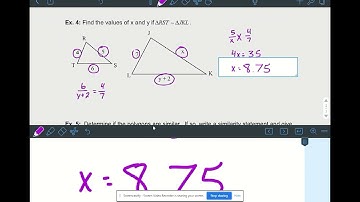 7.2 Similar Polygons Video Notes