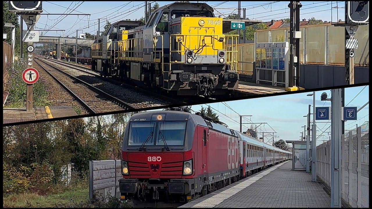 BELGIUM Railway Trains Compilation 2025 (4K)