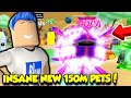 These NEW 150M PETS Are INSANE In Clicker Simulator UPDATE! (Roblox)