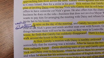 Great Gatsby Ch 5 summary