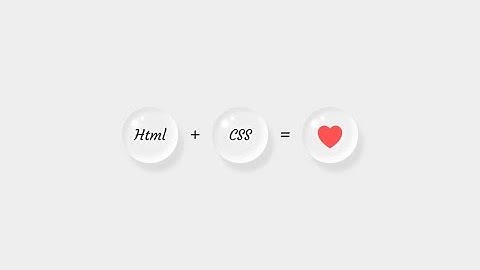 Html + CSS = Love ♥ | CSS Only Water Drop Effects