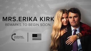 Famous Charlie Kirk's beloved wife, Mrs. Erika Kirk addresses the Nation. Net Worth