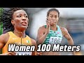 Wow briana williams battles ta lou in epic 100m at jamaica invitational 2024