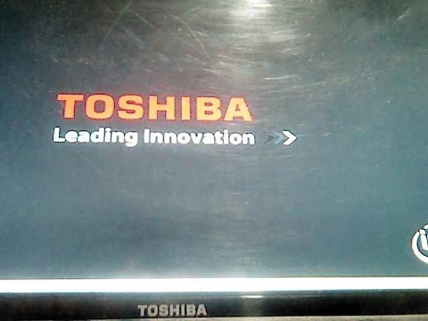 Toshiba Laptop jammed at Toshiba logo, Fixed - YouTube