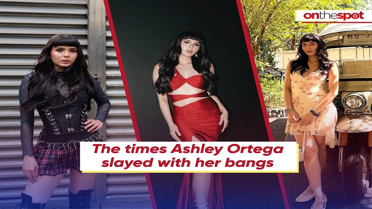 On the Spot: The times Ashley Ortega slayed with her bangs - YouTube