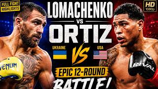 Vasyl Lomachenko (Ukraine) vs Jamaine Ortiz (USA) | Full Fight Highlights | Epic Lightweight#boxing
