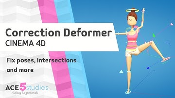 C4D: correction deformer