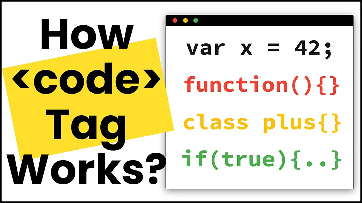 Learn When and How to Use the Code Tag in HTML5 With Coding Exercise