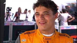 F1 2022 Lando Norris Post Qualifying Interview French GP