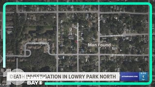 Tampa police searching for suspect after finding man dead on North Packwood Avenue