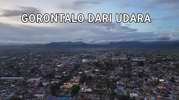 Suasana Kota Gorontalo Sore Hari dari Udara dengan Drone, Terbaru 2025