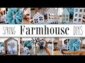 NEW Spring Farmhouse Home Decor DIYS | Budget-Friendly Home Decor | Collab w/Rebecca Virginia DIY
