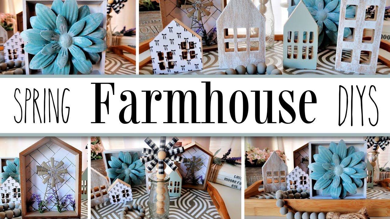 NEW Spring Farmhouse Home Decor DIYS | Budget-Friendly Home Decor ...