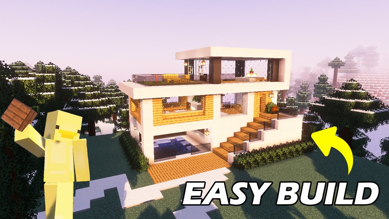 Cool Modern House With Swimming Pool Tutorial 