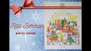 Rita Berman, Limited Freebie Page! #winter #freebies, #coloring, #christmas