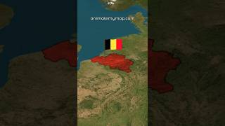 Map Animation with Image Layer in 60 Seconds #MapAnimation #Shorts #Belgium #Tutorial #Geography