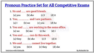 Fill in the blanks with correct Pronoun | Choose the correct Pronoun | Fill in the blanks Exercise