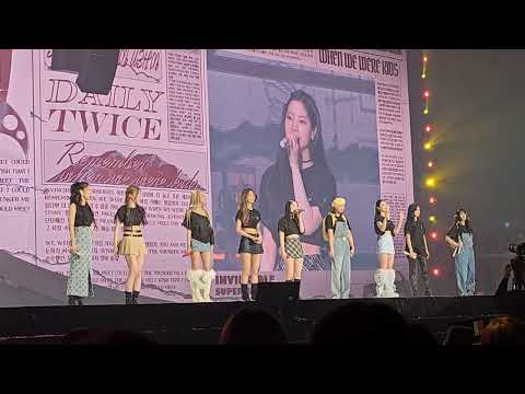 [FANCAM] 230416 트와이스 (TWICE) World Tour "Ready To Be" Seoul "When We Were Kids"